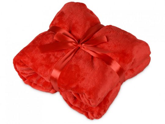 Подарочный набор с пледом, термокружкой Dreamy hygge, красный, арт. 023958503