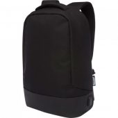 Рюкзак Cover из вторичного ПЭТ с противосъемным приспособлением, черный, арт. 023964103