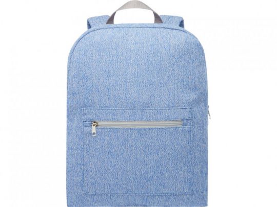 Рюкзак из переработанного хлопка и полиэстера плотностью 210 г/м² Pheebs, синий, арт. 023844203