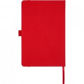 Блокнот Honua форматом A5 из переработанной бумаги с обложкой из переработанного ПЭТ, красный, арт. 023847303