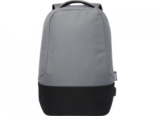 Рюкзак Cover из вторичного ПЭТ с противосъемным приспособлением, серый, арт. 023964003