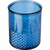 Подставка для чайной свечи из переработанного стекла Estrel, синий прозрачный, арт. 023869203