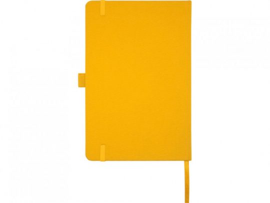 Блокнот Honua форматом A5 из переработанной бумаги с обложкой из переработанного ПЭТ, оранжевый, арт. 023847403