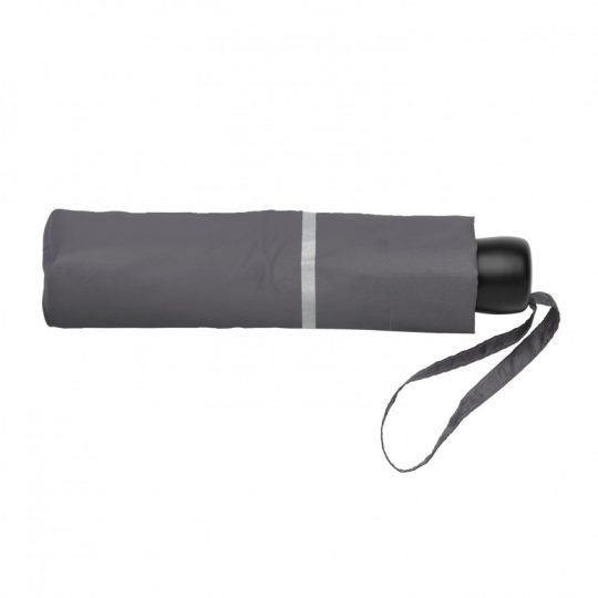 Компактный зонт Impact из RPET AWARE™ со светоотражающей полосой, 20.5″, арт. 023880206