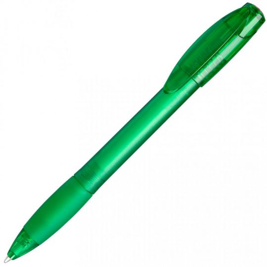 Ручка шариковая X-5 FROST, пластик, зеленая