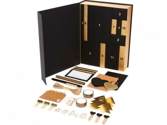 Подарочная коробка Felice с канцелярскими принадлежностями, золотистый, арт. 024063403