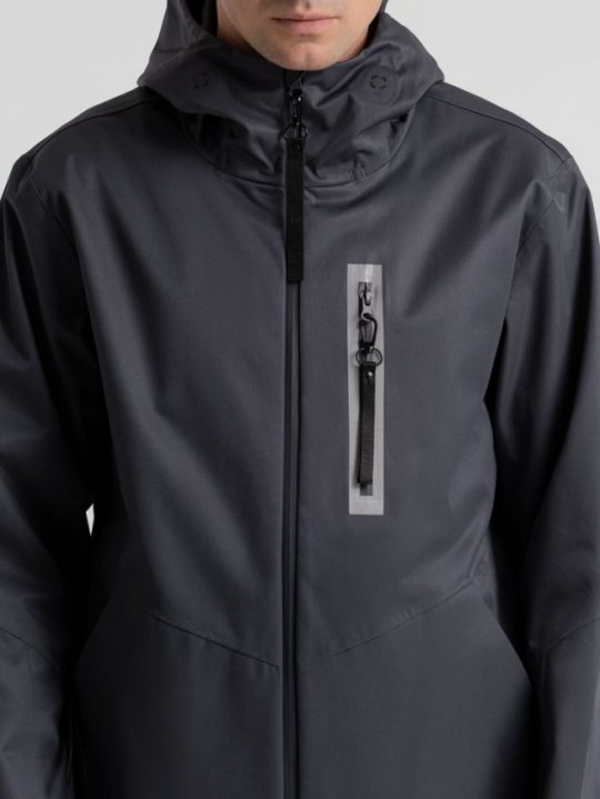 Куртка унисекс Shtorm темно-серая (графит), размер M