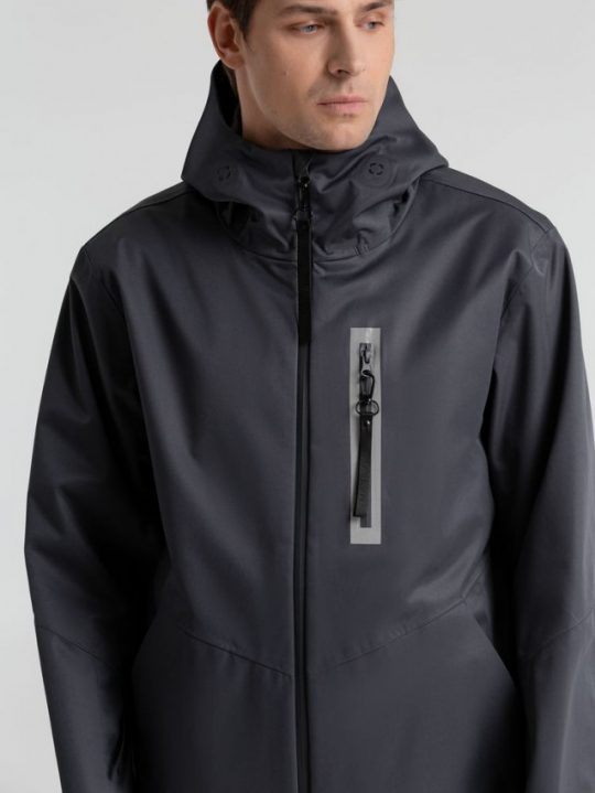 Куртка унисекс Shtorm темно-серая (графит), размер L