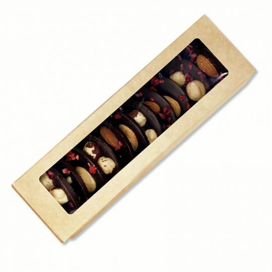 Шоколадные конфеты Mendiants, темный шоколад