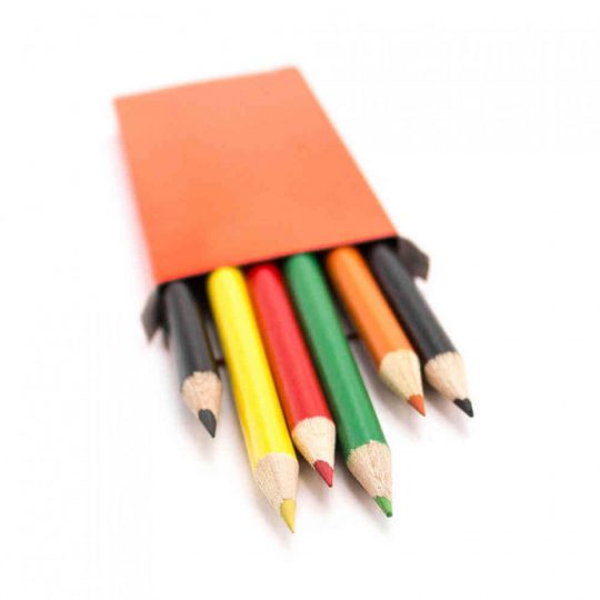 Набор цветных карандашей GARTEN (6шт.), зеленый, 5 x 9.3 x 0.8 см, дерево, картон