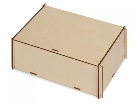 Деревянная коробка для гирлянды с наполнителем-стружкой Ларь, арт. 023984103