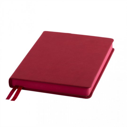 Ежедневник датированный Softie, А5, бордовый, кремовый блок, бордовый обрез
