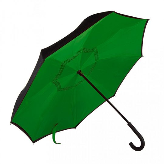 Зонт-трость «наоборот» ORIGINAL, пластиковая ручка, механический