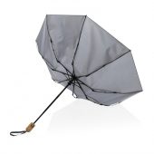 Автоматический зонт Impact из RPET AWARE™ с бамбуковой ручкой, d94 см, арт. 024148306