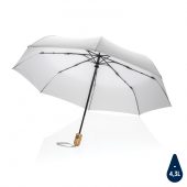 Автоматический зонт Impact из RPET AWARE™ с бамбуковой ручкой, d94 см, арт. 024148206