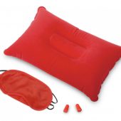 Набор для путешествия с прямоугольной подушкой Cloud, красный, арт. 024166203