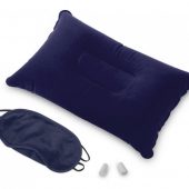 Набор для путешествия с прямоугольной подушкой Cloud, синий, арт. 024166103