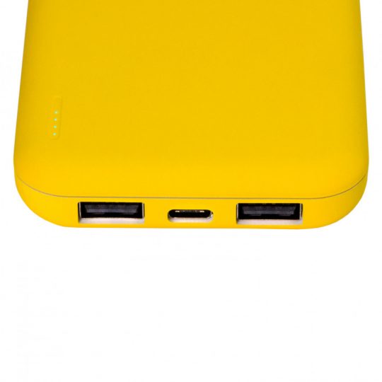 Внешний аккумулятор с подсветкой, Luce, Lemoni, 10000 mAh, желтый