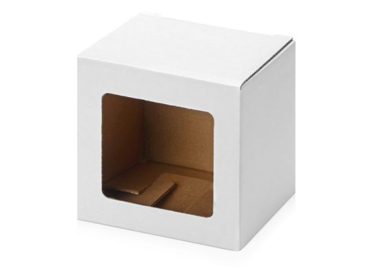 Коробка для кружки с окном, 11,2х9,4х10,7 см., белый, арт. 024373403
