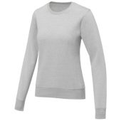 Женский свитер Zenon с круглым вырезом, серый яркий (2XL), арт. 024355203