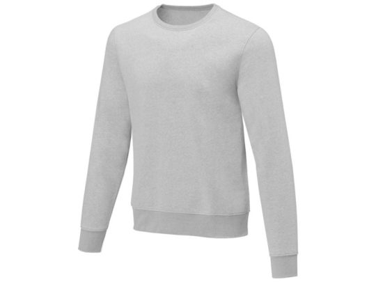 Мужской свитер Zenon с круглым вырезом, серый яркий (XS), арт. 024354003