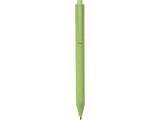 Ручка шариковая Pianta из пшеничной соломы, зеленый, арт. 024364603