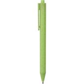 Ручка шариковая Pianta из пшеничной соломы, зеленый, арт. 024364603