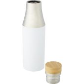 Hulan Бутылка объемом 540 мл с вакуумной изоляцией из меди и бамбуковой крышкой, белый, арт. 024380003