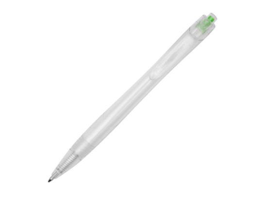 Шариковая ручка Honua из переработанного ПЭТ , прозрачный/зеленый, арт. 024374803