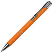 Ручка металлическая шариковая Legend Gum софт-тач, оранжевый, арт. 024352403