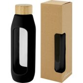 Tidan Бутылка из боросиликатного стекла объемом 600 мл с силиконовым держателем, черный, арт. 024379303