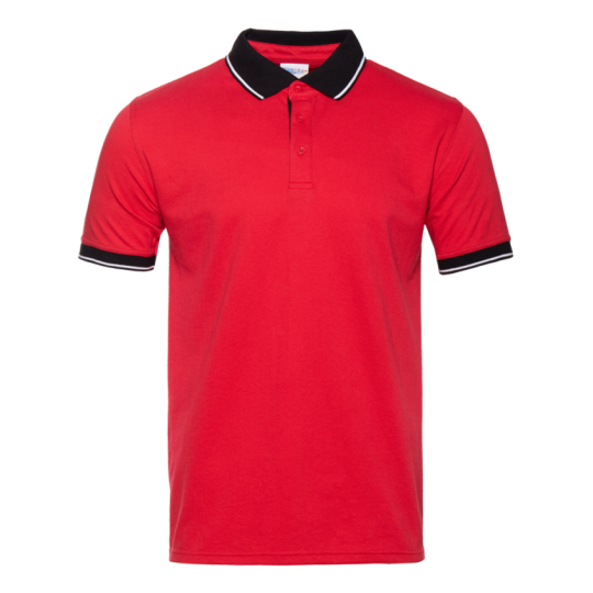 Рубашка 04C Рубашка поло мужская 04C_Красный/Чёрный (14/20) (M/48)