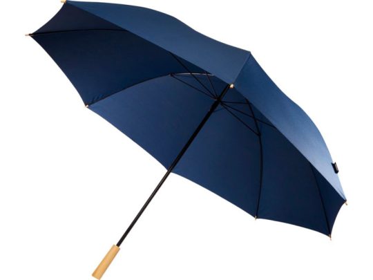 Romee, ветрозащитный зонт для гольфа диаметром 30 дюймов из переработанного ПЭТ, темно-синий, арт. 024376003