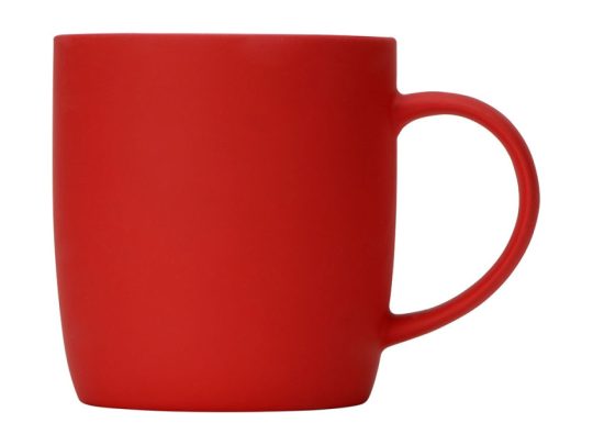 Кружка с покрытием soft-touch Dalgona, красный, арт. 024346303
