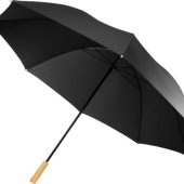 Romee, ветрозащитный зонт для гольфа диаметром 30 дюймов из переработанного ПЭТ, черный, арт. 024376103
