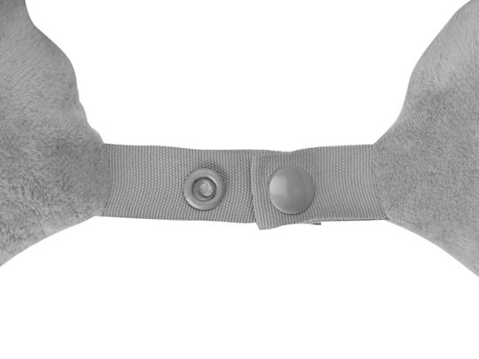 Подушка Basic из микрофибры с эффектом памяти U-shape, серый, арт. 024364803