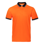 Рубашка 04C Рубашка поло мужская 04C_Оранжевый/Чёрный (28/20) (M/48)