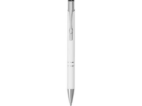Ручка металлическая шариковая Legend Gum софт-тач, белый, арт. 024352203