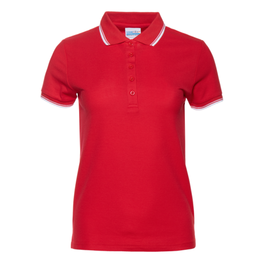 Рубашка 04BK Рубашка поло женская 04BK_Красный (14) (XXL/52)