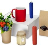 Подарочный набор Ягодный сад с чаем, свечами, кружкой, крем-медом, мылом, арт. 024401203