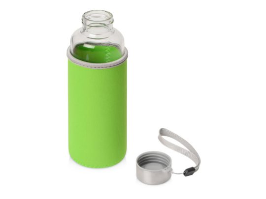 Бутылка для воды Pure c чехлом, 420 мл, зеленое яблоко, арт. 024347003