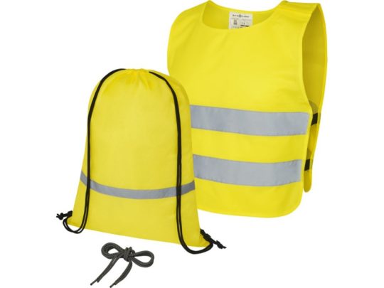 Ingeborg Комплект для безопасности и видимости для детей 7–12 лет, неоново-желтый, арт. 024381303