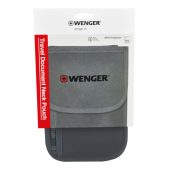 Чехол для документов WENGER на шею с системой защиты данных RFID, серый, полиэстер, 19 x 14 см, арт. 024690003
