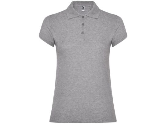 Рубашка поло Star женская, серый меланж (M), арт. 024635903