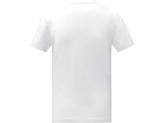 Somoto Мужская футболка с коротким рукавом и V-образным вырезом , белый (L), арт. 024693503