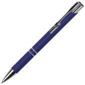 Ручка металлическая шариковая Legend Gum софт-тач, темно-синий, арт. 024511803