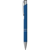 Ручка металлическая шариковая Legend Gum софт-тач, синий, арт. 024511303