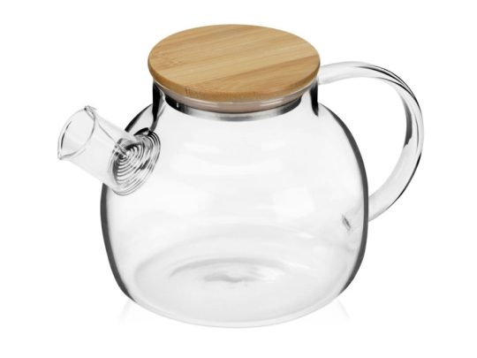 Стеклянный заварочный чайник Sencha с бамбуковой крышкой, арт. 024717403