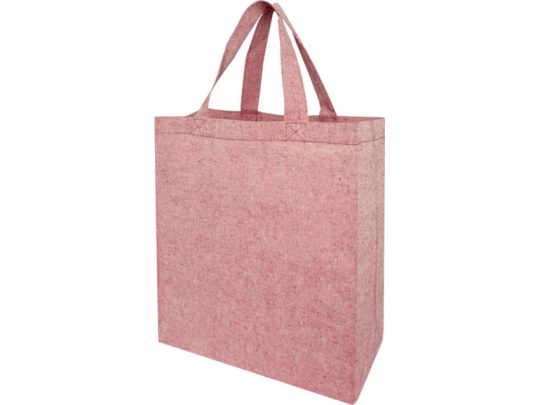 Pheebs, эко-сумка из переработанного хлопка, плотность 150 г/м², красный яркий, арт. 024745703
