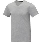 Somoto Мужская футболка с коротким рукавом и V-образным вырезом , серый яркий (XL), арт. 024695703